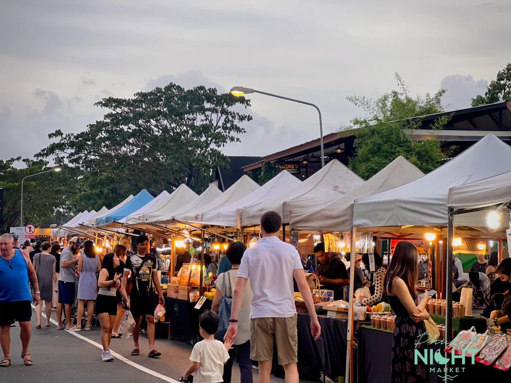 Fun Friday Market at Laguna Phuket near Diamond Resort Phuket. Night market in Phuket.