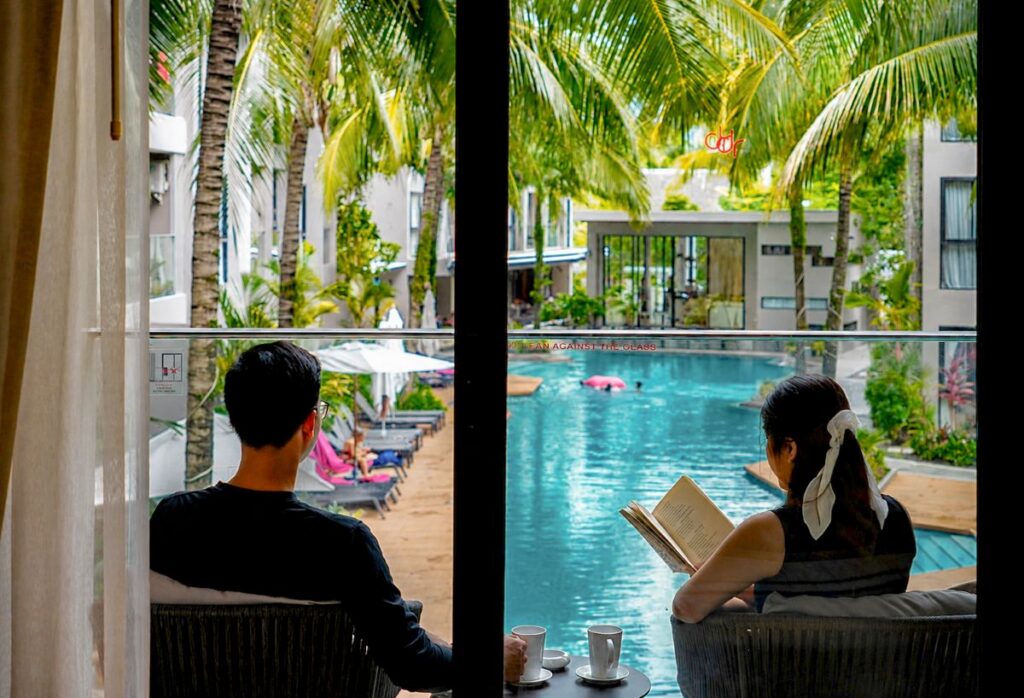 Guests relaxing at Diamond Resort Phuket after an island tour